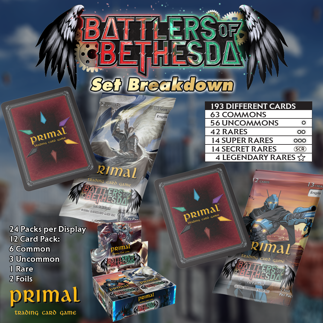 Primal TCG Battlers of Bethesda Booster Box 1st Ed