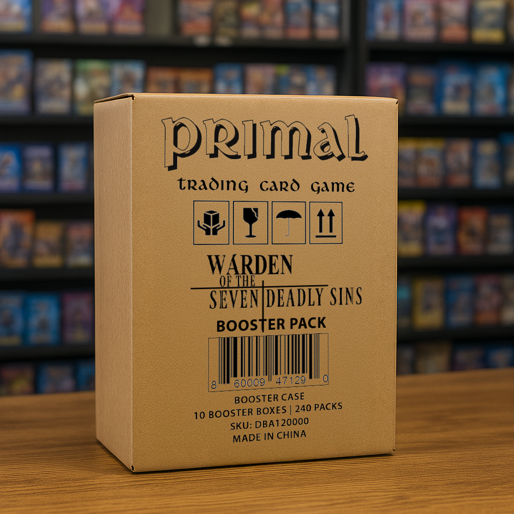 Primal TCG Warden of the Seven Deadly Sins Booster Box Case Primal TCG Warden of the Seven Deadly Sins Booster Box Case