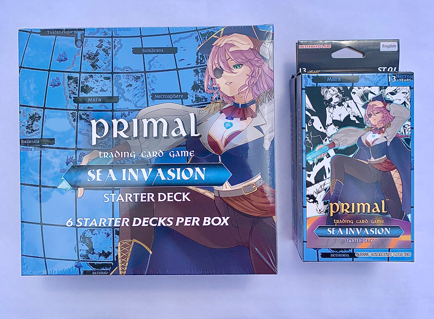 Primal TCG Sea Invasion Starter Deck ST01 Display (6 decks)