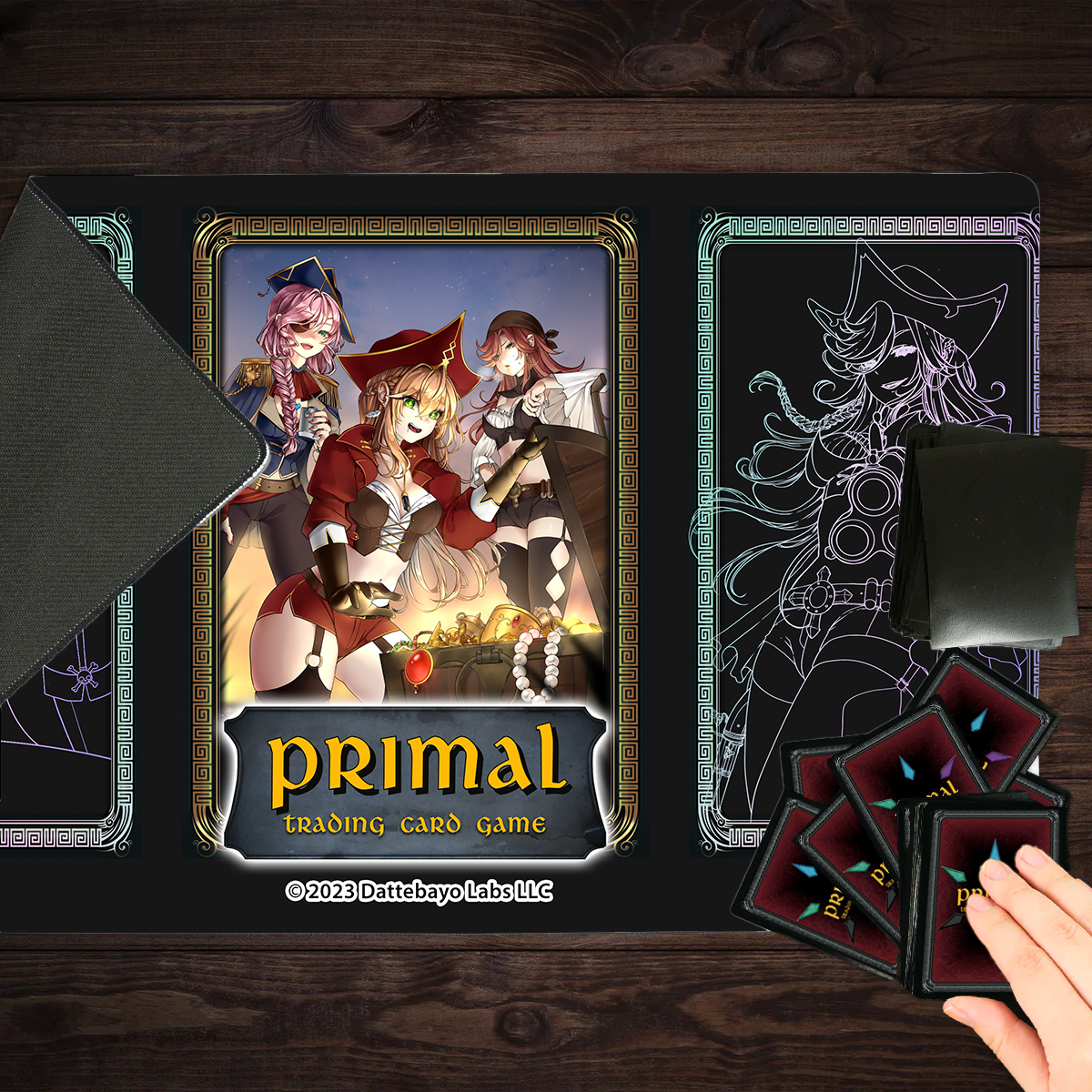 Primal TCG Three Aces Playmat