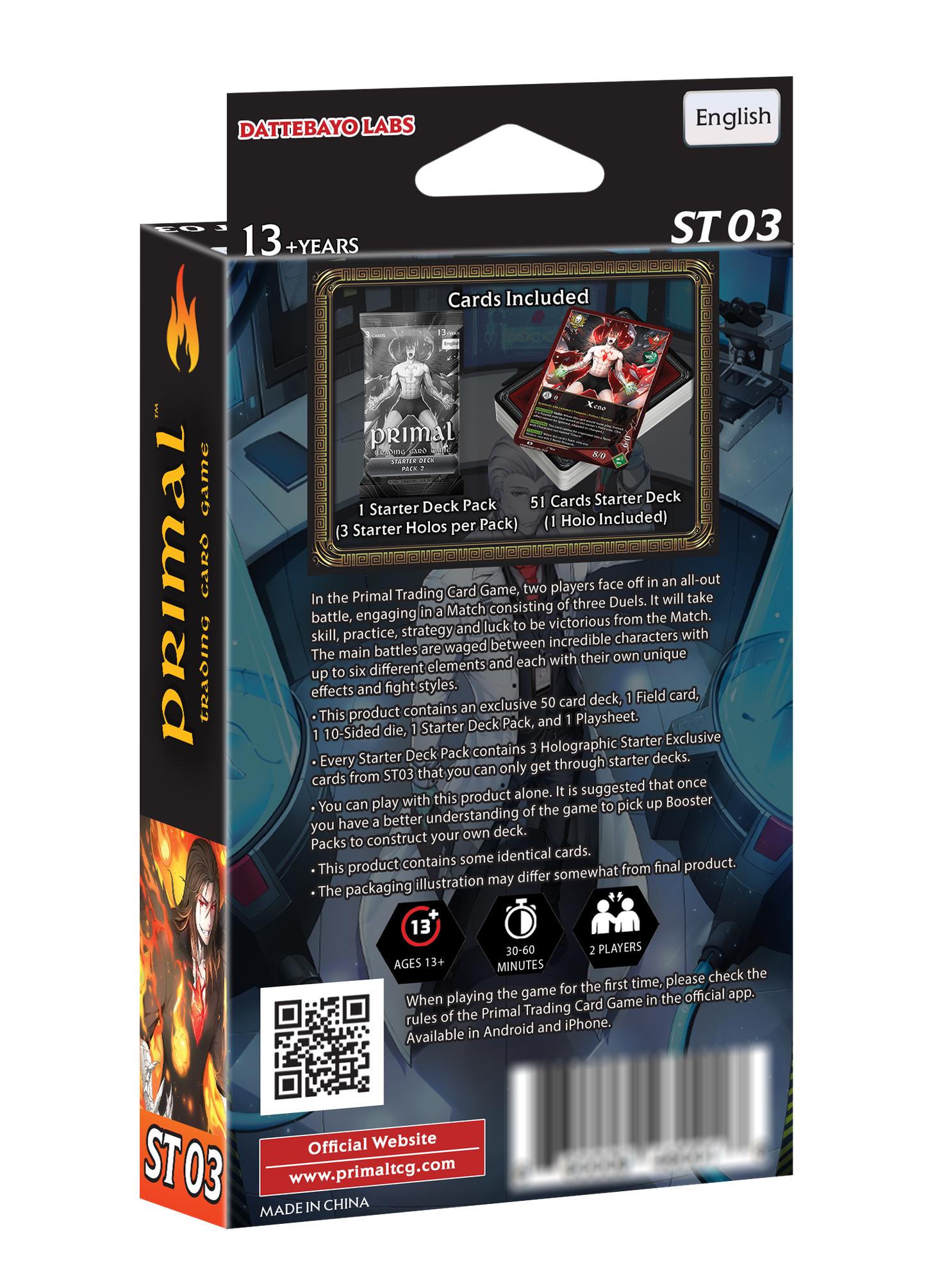 Primal TCG Zoltan Strike Starter Deck ST03