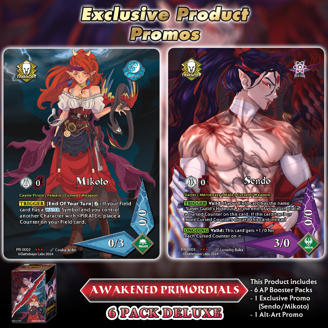 Primal TCG Awakened Primordials 6-Pack Deluxe | Mikoto Promo