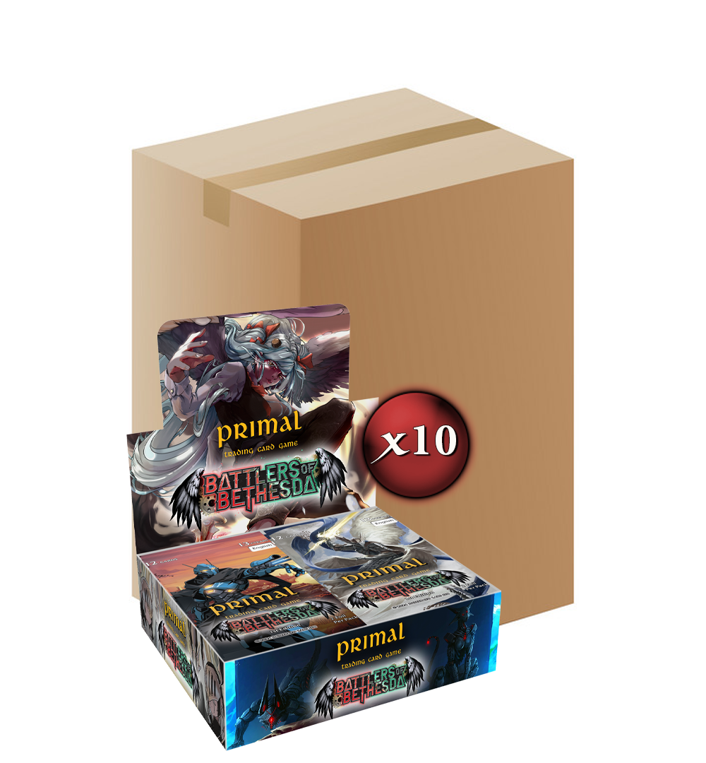 tcg booster box case Primal TCG Battlers of Bethesda Booster Box Case