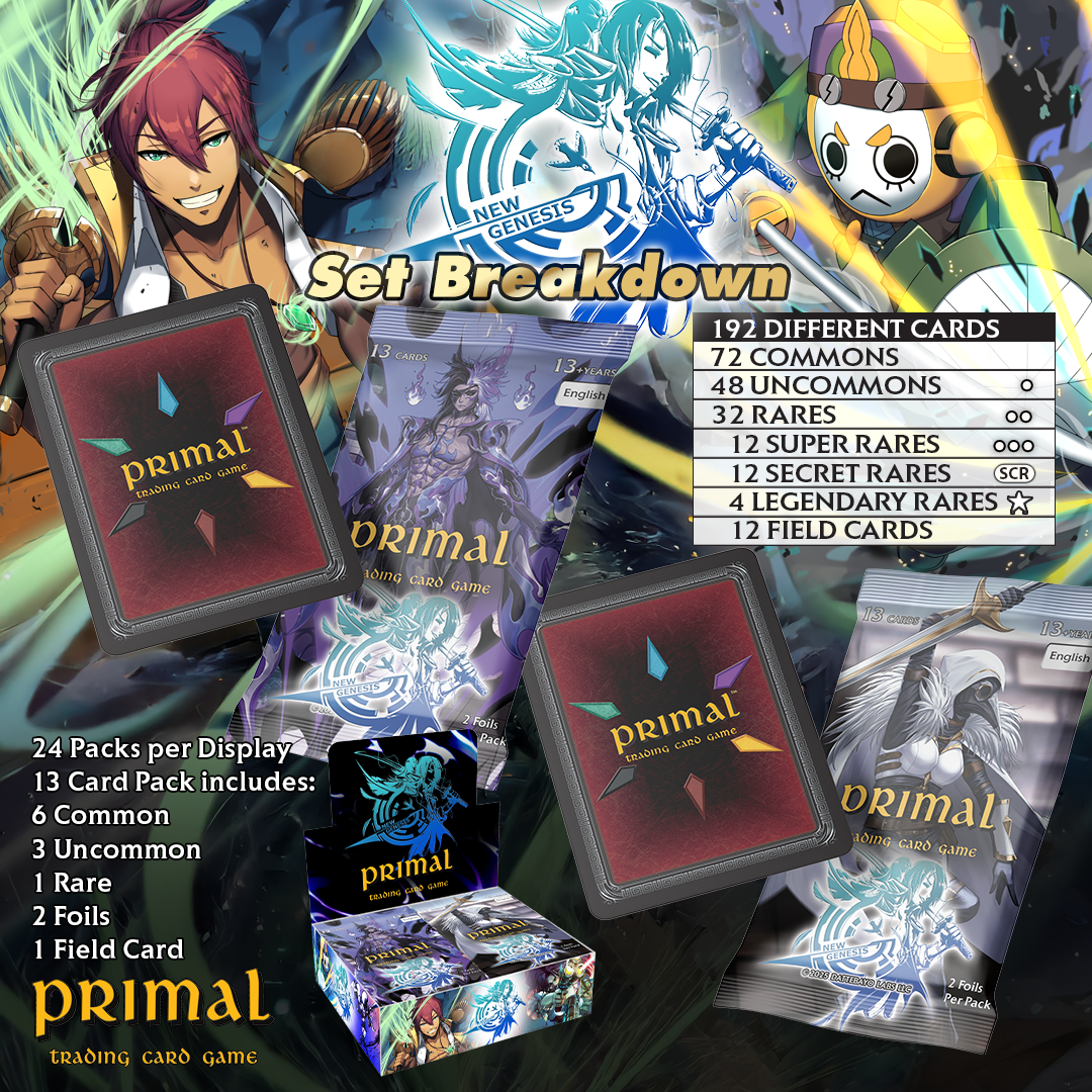 Primal TCG New Genesis Booster Box 1st Ed Pre-Order