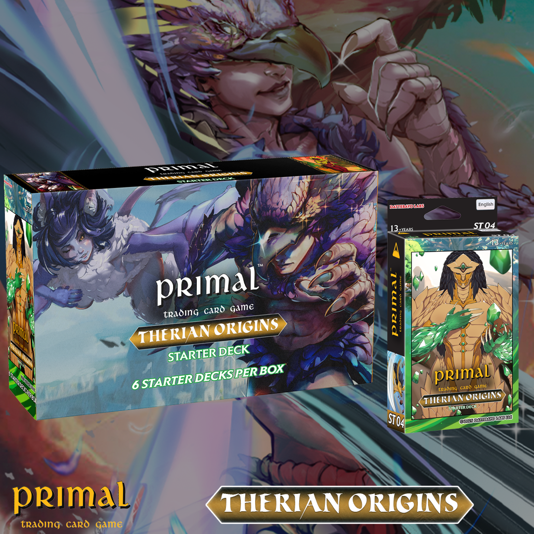 Primal TCG Therian Origins Starter Deck ST04 Case of 6 Starters