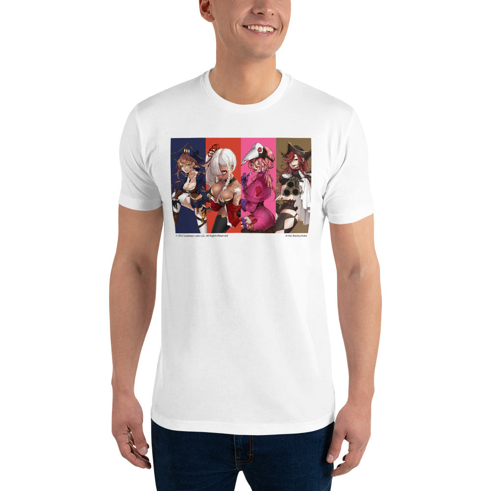 Primal TCG Waifus By Butteryshake Short Sleeve T-shirt